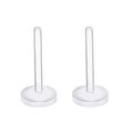 Japanese and Korean Popular Jewelry Earrings Environmentally Friendly Plastic  Flat Piece Resin Earrings Studs