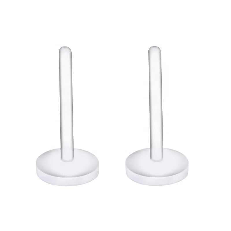 Japanese and Korean Popular Jewelry Earrings Environmentally Friendly Plastic  Flat Piece Resin Earrings Studs