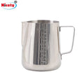 350 ml Steel Latte Art Milk Coffee Cup Tea Jug Foam Cup with Handler