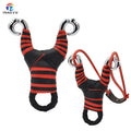 Zinc Alloy Slingshot with Strong Shooting Elastic Rubber Band Outdoor Hunting Sling Shot Accessory MegaBDM