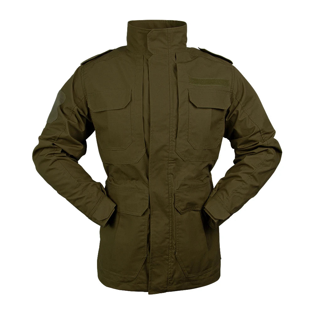 Hot Sale Cheap Man Tactical Solid Outdoor Hunting Windbreaker Jacket