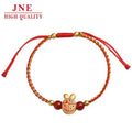 Money Rabbit Unmeasured Bracelet Rabbit Year Zodiac Animal Bracelet Brass Gold Plated Carrying Strap Women's for Girls Jewelry
