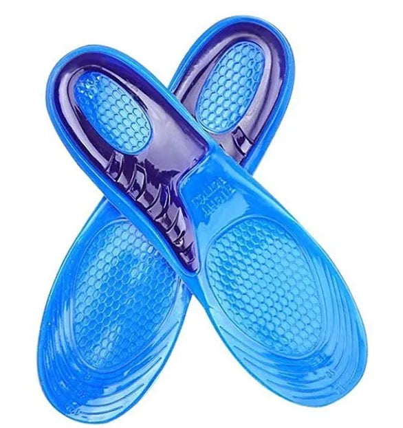 TPE Gel Insoles for Bunion Relief Custom Cut Orthotic Shoe Inserts Foot Pain Support Comfort Insoles for Exercise Daily Use