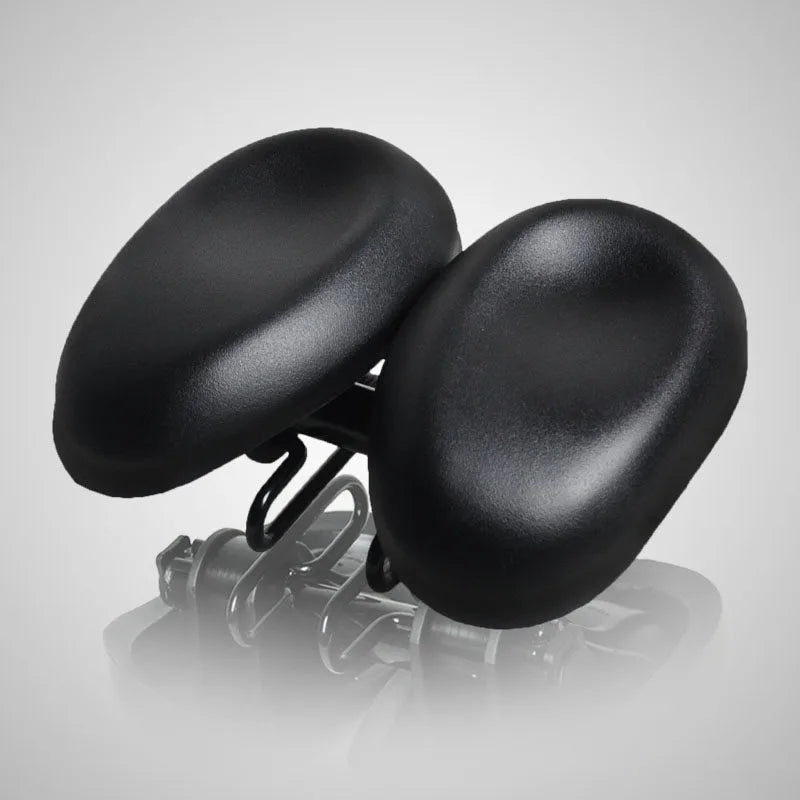 Ergonomic Adjustable Bicycle Saddle Comfortable Soft Cushion Double Seat Kids Simple Style for Mountain Road Bike Riding