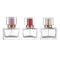 Flat  3oml Perfume Glass Bottle Screw Refillable Thick Parfum Bottles