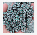 Cartoon Mummy Head Slice Soft Hot Clay Sprinkles for Slime Filling Polymer Crafts DIY Nail Art Decoration