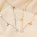 Hot Selling Gold Chain butterfly Necklace Butterfly Choker Necklace Jewelry for Women QDN20022772