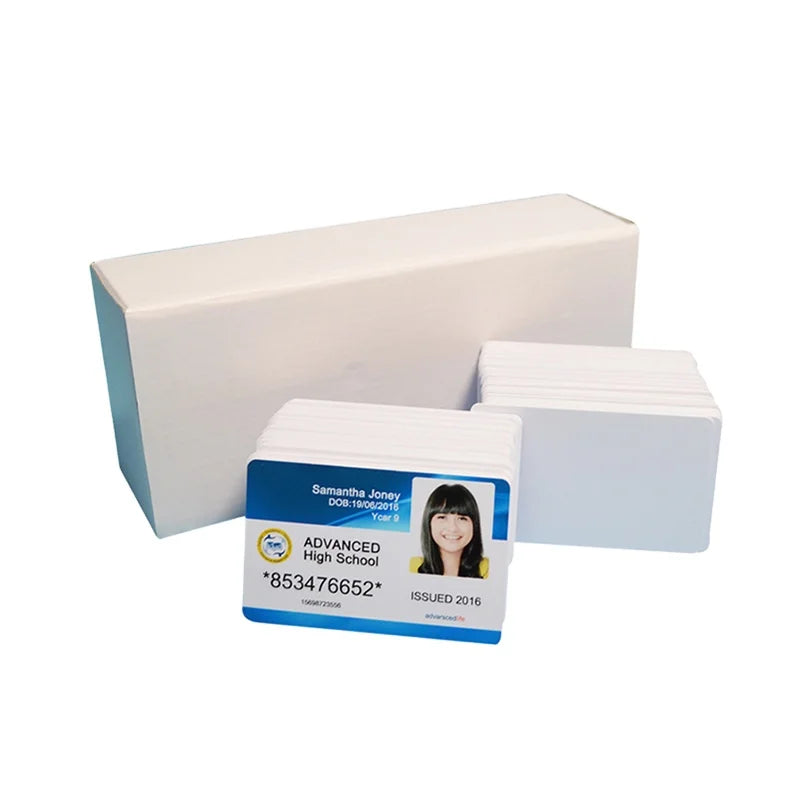 Factory Direct Supply 86mm*54mm*0.76mm Blank Business Card White Membership PVC Card