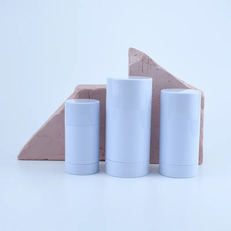 In Stock Round Deodorant Container 30g Black Deodorant Stick Packaging 1oz Small Size for Body Deodorant Travel
