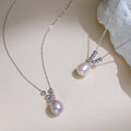 Trendy Pearl Necklace for Women Custom Pendant Moissanite Necklace 925 Sterling Silver Pearl Jewelry Accessories for Women