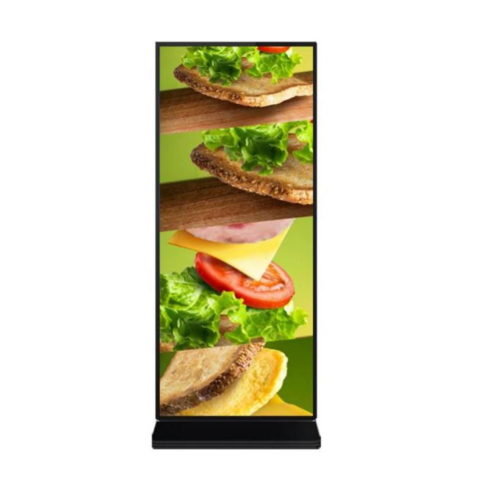 69 Inch 4K Indoor Vertical Touchscreen Kiosk Full Advertising Display Software WIFI CMS ODM Digital Poster Floor-Standing LCD