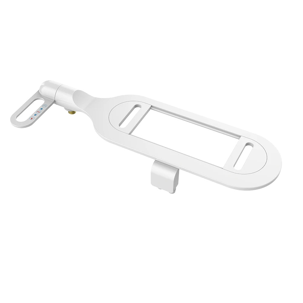 Dual Retractable Nozzles ABS Plastic Cold Water Bidet Toilet Attachment Easy-to-Use Non-Electric Bathroom Vagina Cleaning Floor