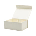 Luxury Blank Ivory Color Rigid Art Paper Gift Presentation Boxes Wholesale