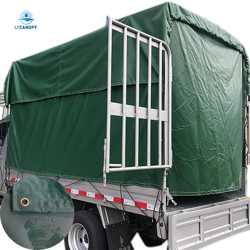 Litong Custom Made Outdoor Heavy Duty Waterproof and Fireproof Pvc Tarpaulin Truck Cover Tarp