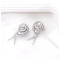 Powell 18K Gold Plated Engraved Snail Stud Earrings for Women Trendy Stainless Steel Fashion Jewelry
