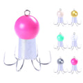 Wholesale SJB001 52g 6pcs/box High Carbon Steel Octopus Hooks Luminous Squid Needle Baits Fishing Lures