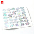 Hologram 3D A3 Tamper Proof Transparent Security Label Custom Authenticity Holographic Adhesive PVC Computer Camera Earphone