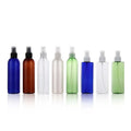 Empty Fine Mist PET 150ml 200ml 250ml 500ml Amber White clear Plastic Spray Bottle for Cosmetic Packaging