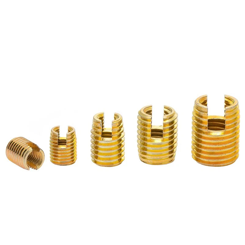 Carbon Steel Locking Type 302 Threaded Bushing SUS303 Slotted Self Tapping Thread Insert for Thread Repair