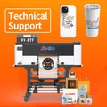 Epson F1080 UV DTF Inkjet Printer 30cm A3 Size Sticker Machine New Core Gear A4 Print Cups Mugs Motor Printhead