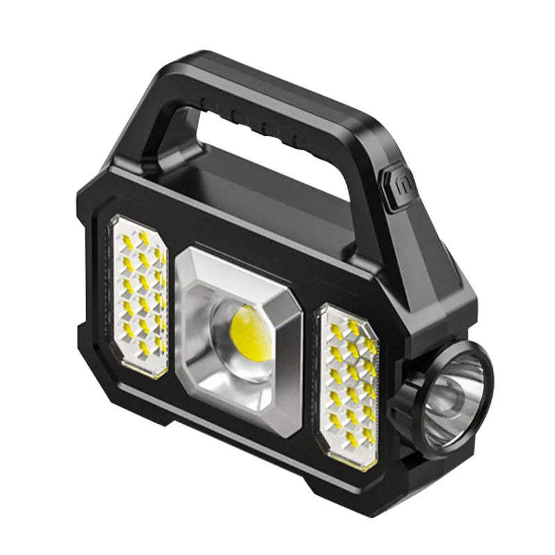 Howlighting 500LM Super Bright COB Work Lights Rechargeable Handheld 6 Modes Lanterns Searchlight Solar LED Camping Plastic