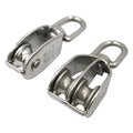 M15 M20 M25 M32 M50 M75 M100 304 Stainless Steel Swivel Eye Single and Double Pulley