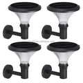 New Trend Outdoor Solar LED Wall Light Mains Powered IP65 Die-cast Aluminum Alloy Corridor Balcony 2835leds Solar Wall Light