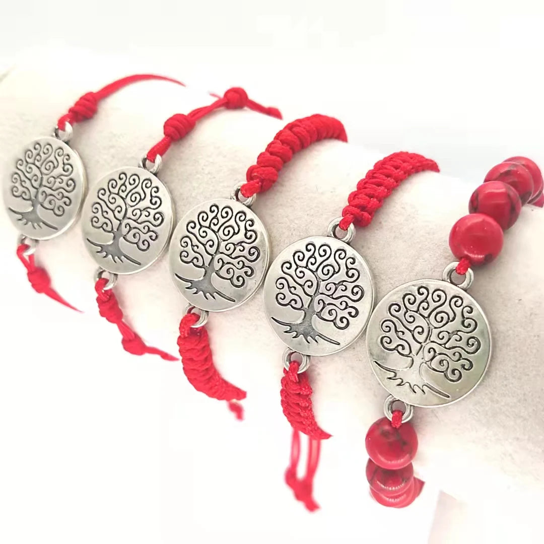 KDB8270 Wholesale Fashion Tree Life Charm  Red Rope s