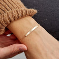 EManco European and American Stainless Steel Simple Fashion Gold - Plated Accessory Bracelet Is Adjustable