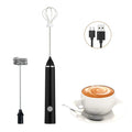 3-Speed Handheld Mini Blender for Rechargeable Milk Frother Foam Maker Powerful Milk Frother Wand - ultra Fast Handheld