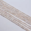 Natural White 4.5-5mm Long Stick Biwa Pearl Strands Grade a Third Party Certified Box Packed for Jewelry Making