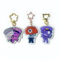 Custom Anime Clear Acrylic Keychain Printed Holographic Acrylic Keychain