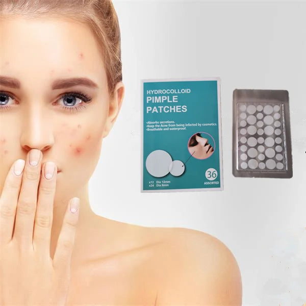 Facial Skin Care Acne Cleanser Pimple Patch Hydrocolloid Anti Beanie Cystic Acne Pads