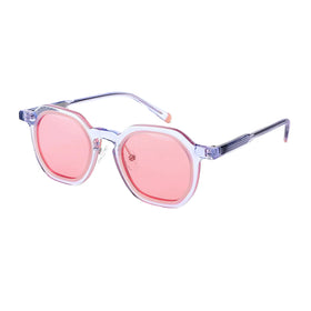 Sunglasses With Advanced Feel Handmade Sheet Acetate Frame Large Frame Light Sun Protection Round Frame Polarized Sunglasses