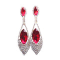 XLE001 New Style Fashion Rhinestones Drop Earrings Women Rhinestones Waterdrop Stud Earrings