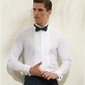 American Long Sleeve Dress Pants and Shirt Oversized Summer Branded Turtle Neck French Style Dress Formal Shirts for Men