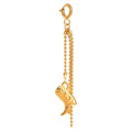Wholesale Waterproof Stainless Steel Boot Pendant Charm 18K Gold Plated for Girls' DIY Bikini Button Fashion Jewelry Children's