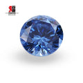 Baifu Jewelry Top Quality Loose Round Light Sapphire Zircon
