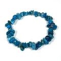 Irregular Natural Healing Crystal Gravel Stone Apatite Chips Bracelet Women Men Jewelry Gem Bracelets Gift
