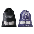 Wholesale Eco-Friendly Customized Non Woven Sports Drawstring Shoe Bag Waterproof and Promotional Cheap Rope Storage