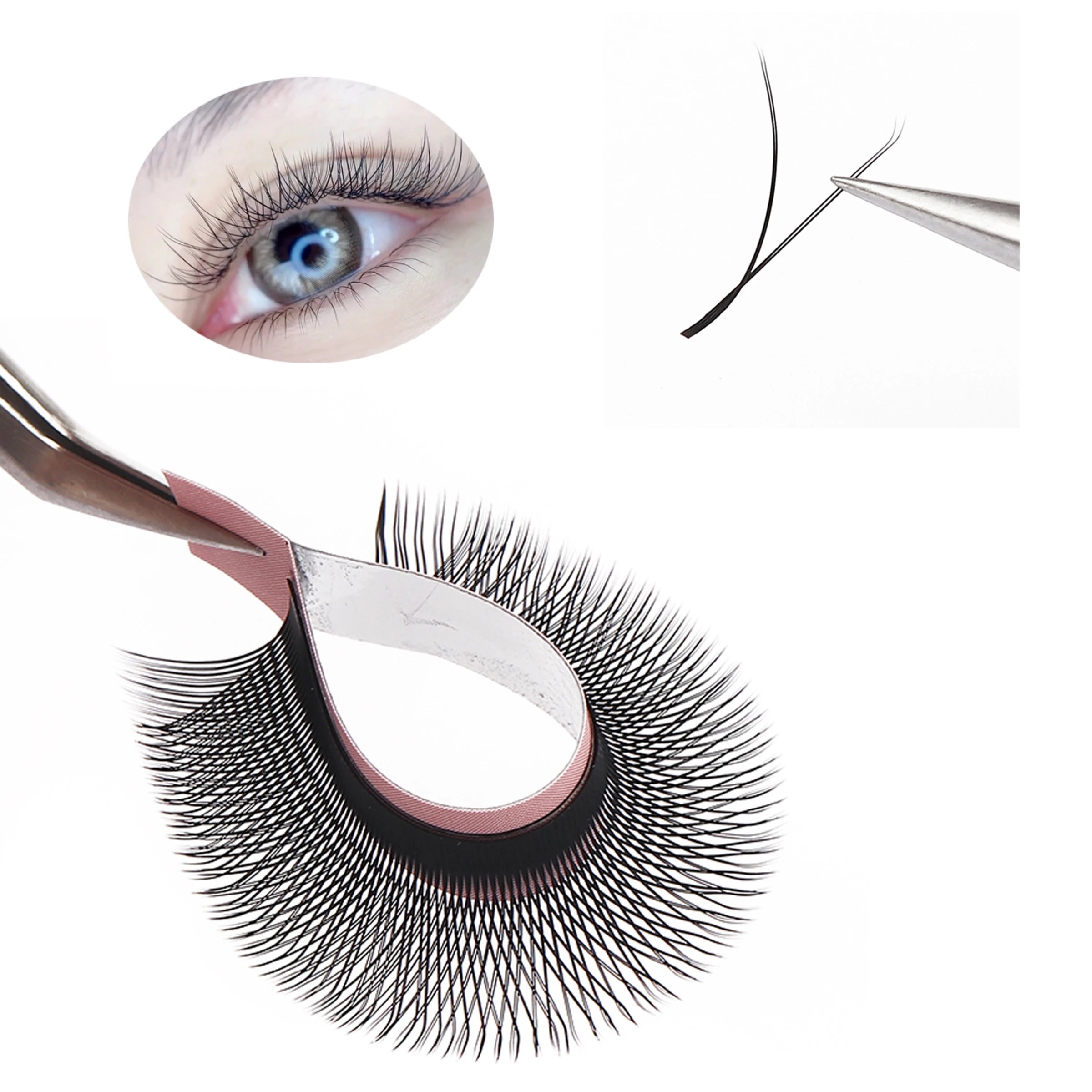 YY Lashes Best Seller Soft 0.07mm Yy Lash Extensions Matte Dark Black Brown Cashmere w v Yy Lash