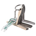 9pcs Guitar Bass Understring Radius Gauge Luthier Stainless Steel Tool Set Bridge Saddle Adjustment with Pin Puller