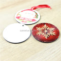MDFSUB in Stock DIY 5mm Thick Customized Sublimation Ornament Blank 70mm Blank Sublimation Mdf Christmas Ornaments