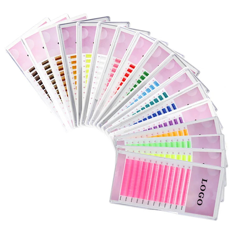 False Eyelash Extensions Colored Lash Extensions Cashmere Lash Extensions Synthetic Individual Lashes Wholesale Korea