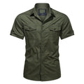 OEM/ODM Fitted Work Shirt Men Wholesale Work Shirt High Fashion Stylish Short Sleeve