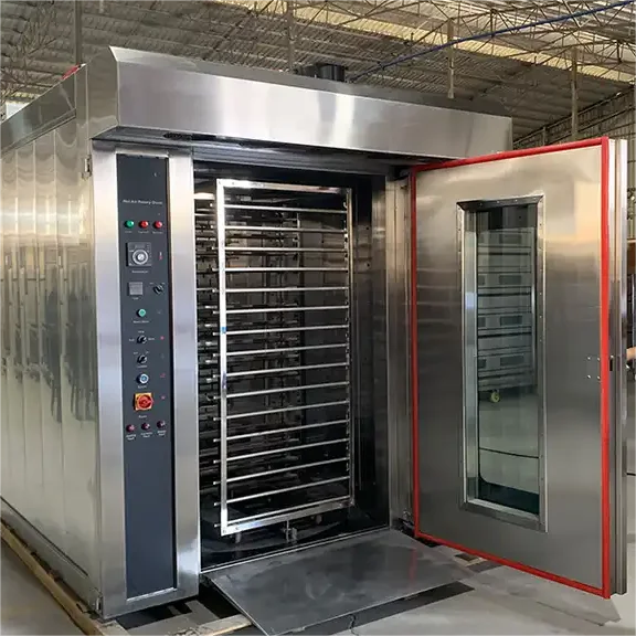 Commercial Electric Gas Diesel Oil Bread Baking Rotary Trolley Rack Baking Oven for Bakery Machine