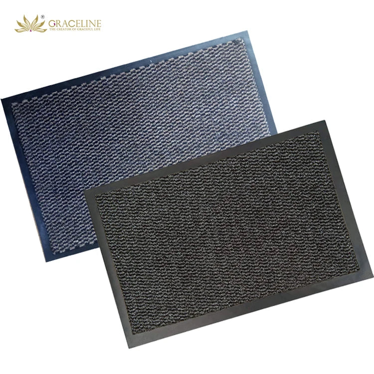 Graceline 40*60cm Polpropylene Dust Grabbing Non-Slippery Stylish & Large RubberTPE Back DoorMats