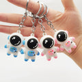 Creative Promotional Gift Cute Rubber PVC 3D Space Astronaut Spaceman Keychain for Key Bag