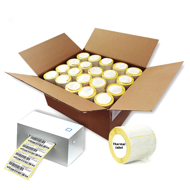 Sailing Paper High Quality Heat Transfer Thermal Barcode Labels Direct Thermal Sticker Paper Roll