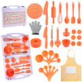 Cake Decorating Supplies Kit with Non-Slip Baking Tool Springform Cake Pans Baking Supplies for Beginners Children's Baking Set